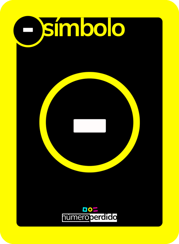 Símbolo menos